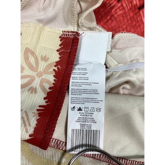 Disney Moana Kids Costume Dress 10/12  Casual Halloween Party Fall Outfits NWOT - Picture 6 of 7